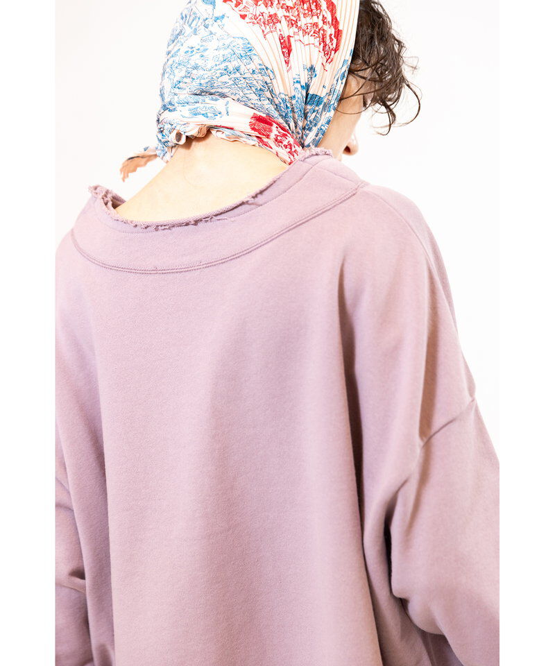  「裏毛Vネックプルオーバー」|Tシャツ・カットソー|