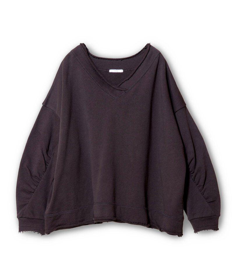  「裏毛Vネックプルオーバー」|Tシャツ・カットソー|