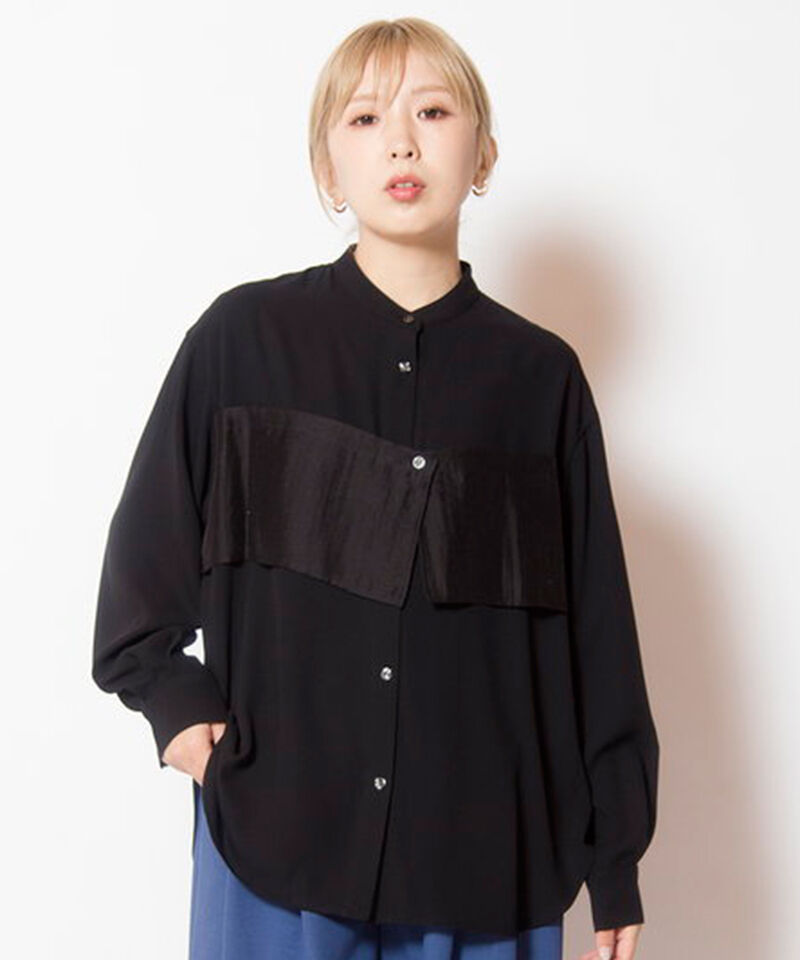  「レイヤードシャツブラウス」|シャツ・ブラウス|BLACK