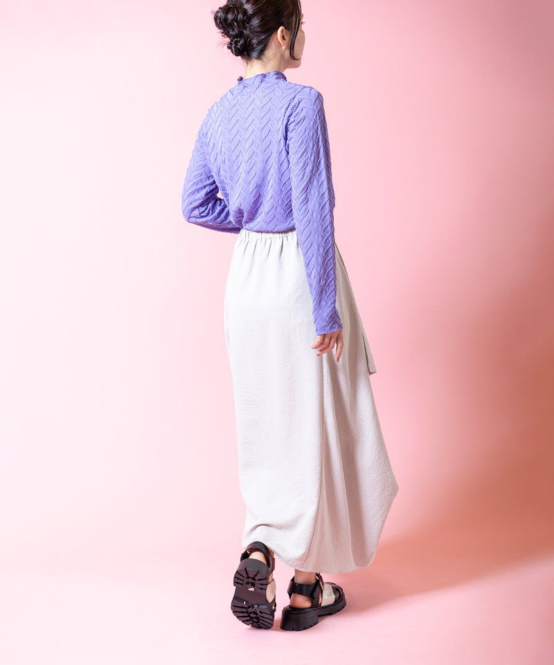  「サイドドレープスカート」|スカート|