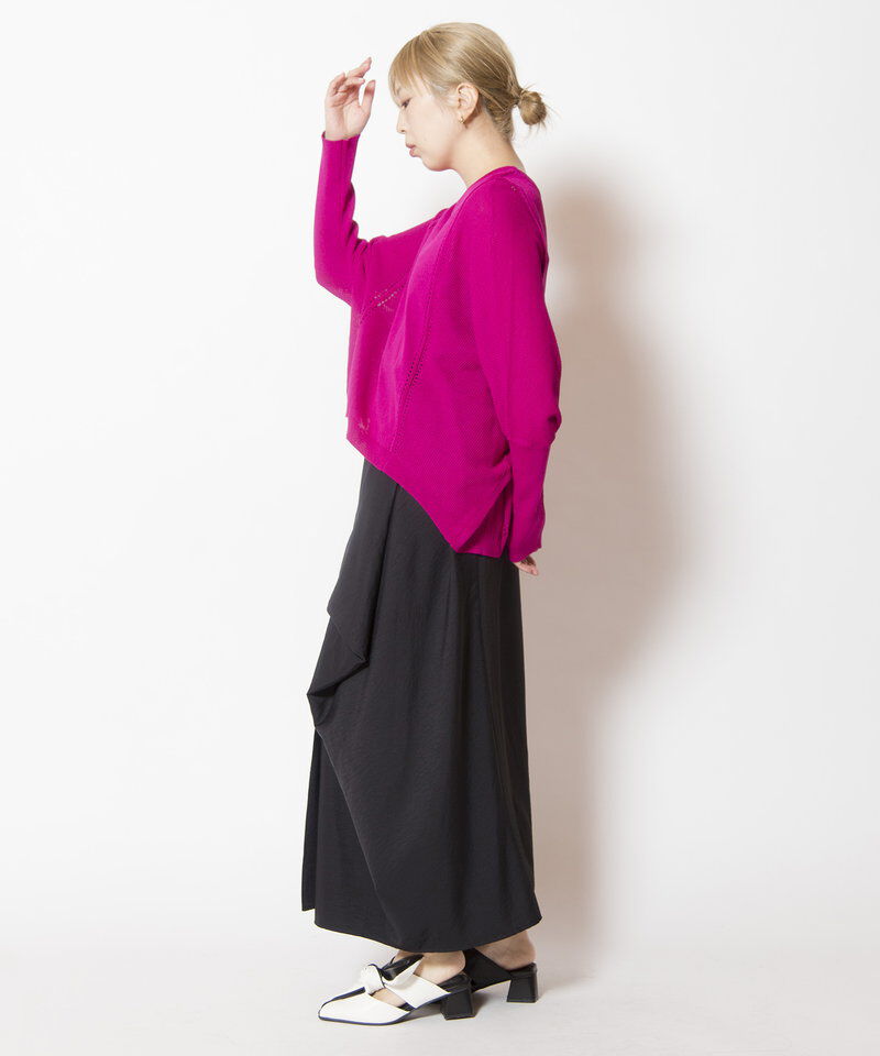  「サイドドレープスカート」|スカート|