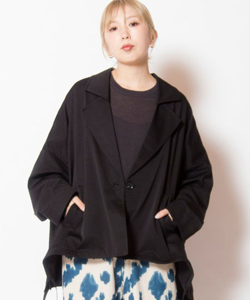  「ドロストヘムビッグテーラードジャケット」|テーラードジャケット|BLACK