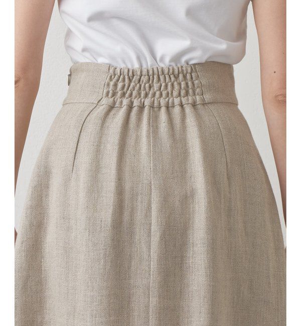 Drawing Numbers「【Drawing Numbers】ヘビーリネンフレアスカート」|スカート|