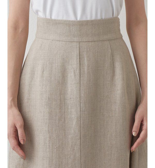 Drawing Numbers「【Drawing Numbers】ヘビーリネンフレアスカート」|スカート|