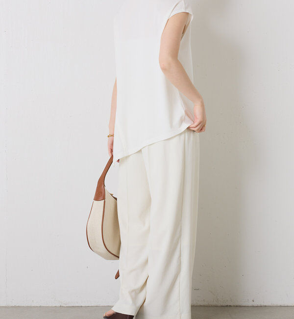  「ジャージワイドパンツ」|チノ|