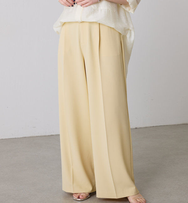  「ジャージワイドパンツ」|チノ|