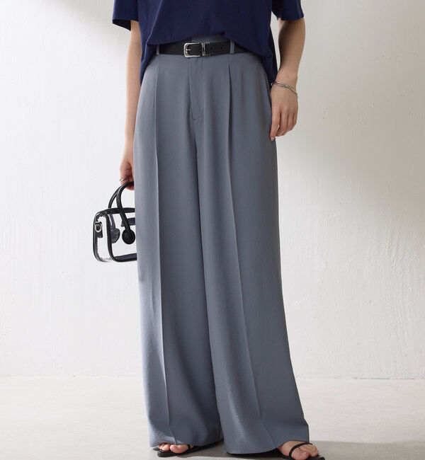  「ジャージワイドパンツ」|チノ|