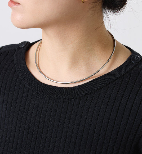  「【PAPILLONNER/パピヨネ】ステンレスメタルチョーカー」|リング|