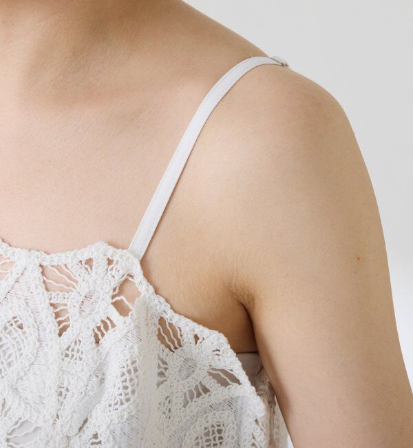  「パネルレースキャミソール」|シャツ・ブラウス|