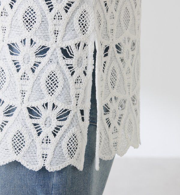  「パネルレースキャミソール」|シャツ・ブラウス|