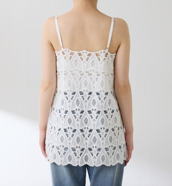  「パネルレースキャミソール」|シャツ・ブラウス|