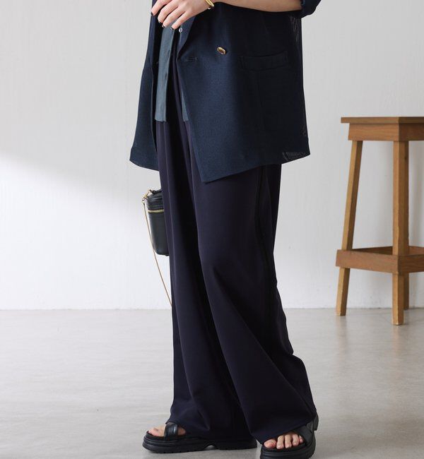  「【接触冷感/ストレッチ】イージースラックスパンツ」|チノ|