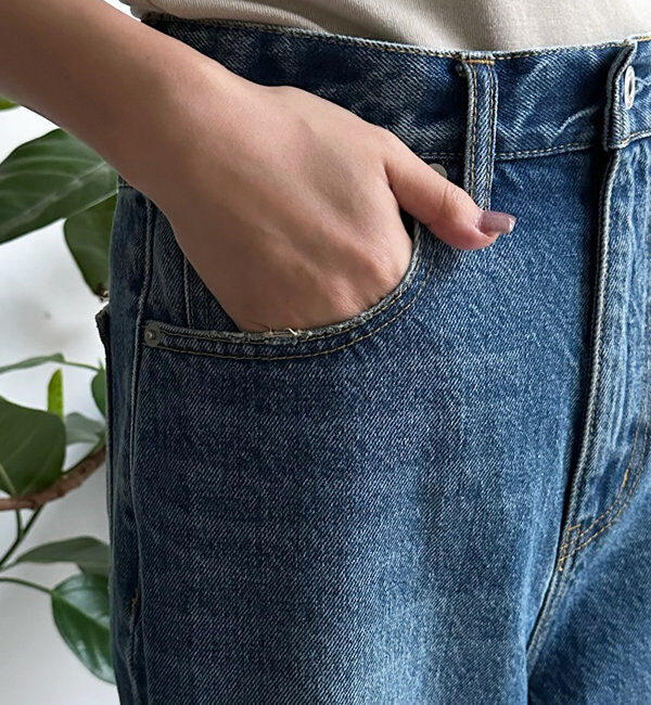  「【ベストセラーアイテム】カーブデニム」|デニム|