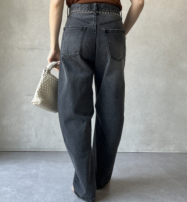  「【ベストセラーアイテム】カーブデニム」|デニム|