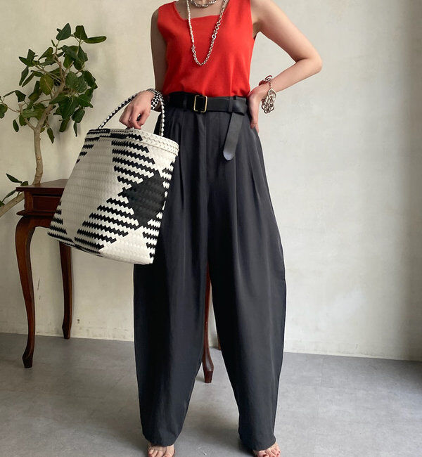  「スクエアニットタンク」|ニット・セーター|