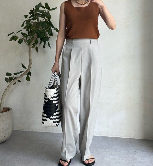  「スクエアニットタンク」|ニット・セーター|