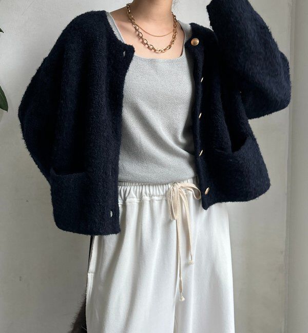  「スクエアニットタンク」|ニット・セーター|