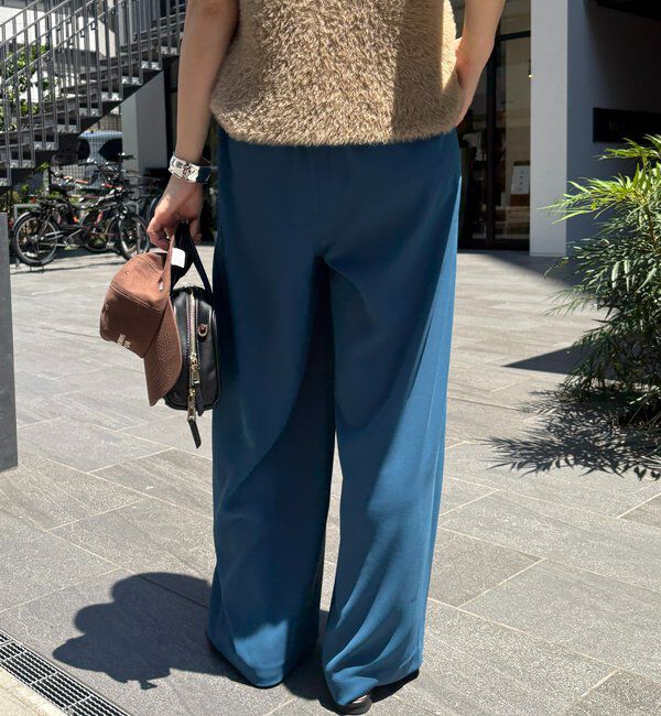  「【累計販売数3万枚突破/23色4サイズ展開！】タックワイドパンツ」|チノ|