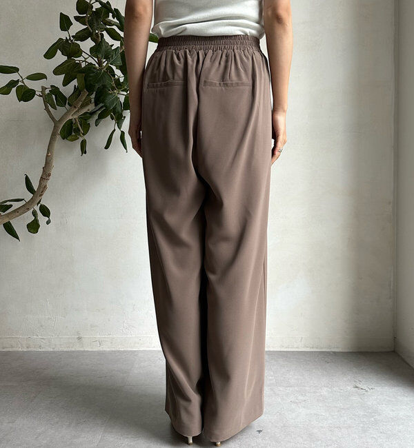  「【累計販売数3万枚突破/23色4サイズ展開！】タックワイドパンツ」|チノ|