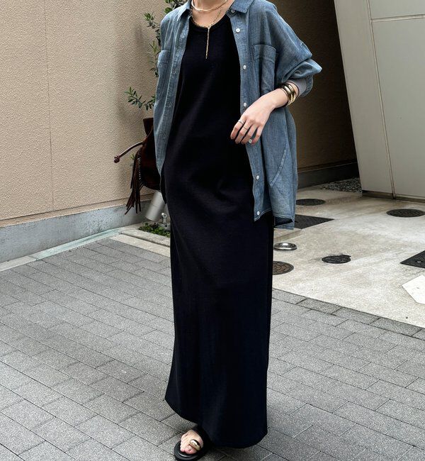  「【全骨格細見え】ブークレーダンボールタンクワンピース」|ワンピース|