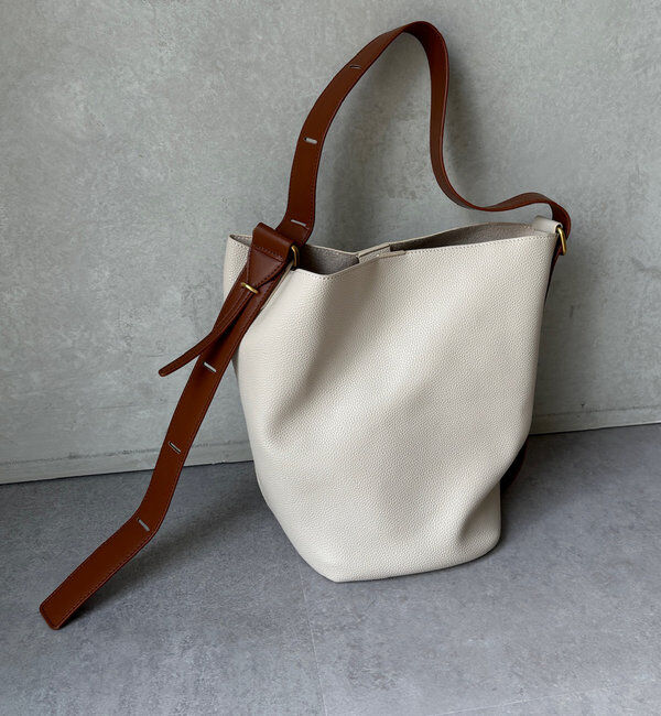  「【新色追加】シボフェイクレザーソフトホーボーバッグ」|トートバッグ|