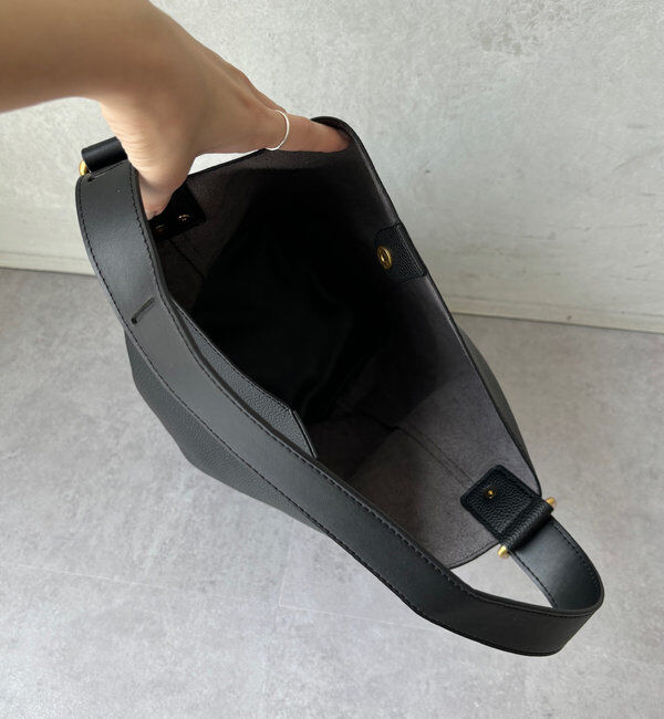  「【新色追加】シボフェイクレザーソフトホーボーバッグ」|トートバッグ|