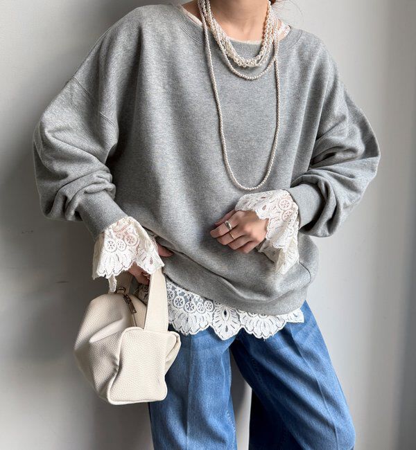  「レースフレアブラウス」|シャツ・ブラウス|