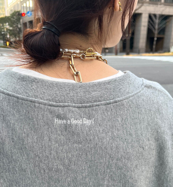  「【新色追加】【インフルエンサー OKOCHI企画】ハーフジップスウェット」|Tシャツ・カットソー|