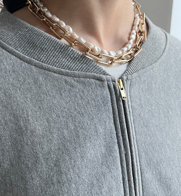  「【新色追加】【インフルエンサー OKOCHI企画】ハーフジップスウェット」|Tシャツ・カットソー|