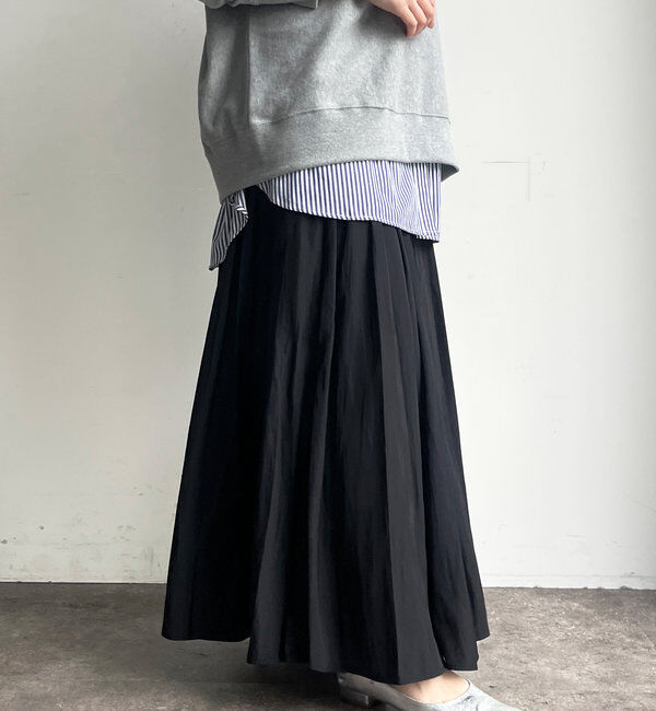  「ウエストリブギャザースカート」|スカート|