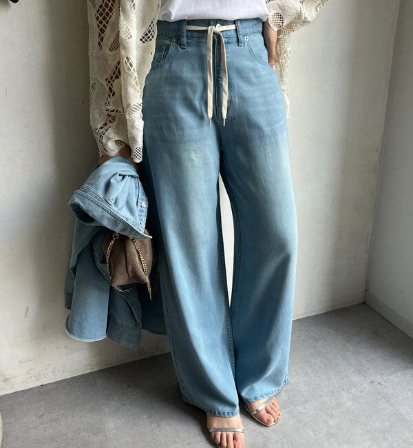  「リヨセルドロストワイドデニム」|デニム|