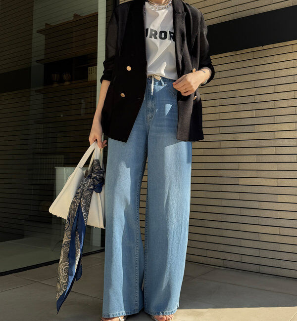  「リヨセルドロストワイドデニム」|デニム|