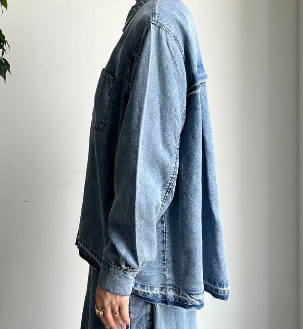  「リヨセルデニムシャツ」|シャツ・ブラウス|