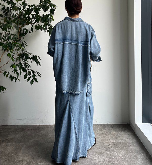  「リヨセルデニムシャツ」|シャツ・ブラウス|