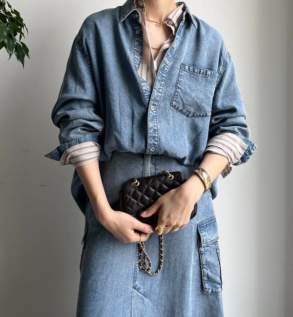  「リヨセルデニムシャツ」|シャツ・ブラウス|