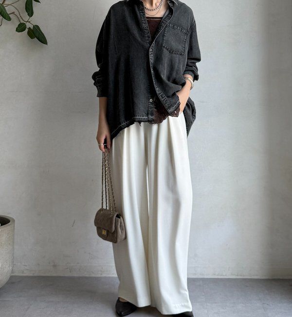  「リヨセルデニムシャツ」|シャツ・ブラウス|