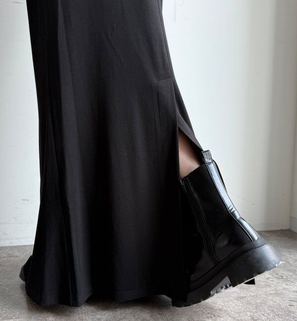  「【WEB限定】 ウエストデニム切替マーメイドスカート」|スカート|