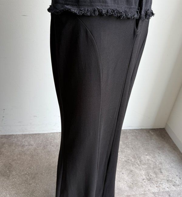  「【WEB限定】 ウエストデニム切替マーメイドスカート」|スカート|