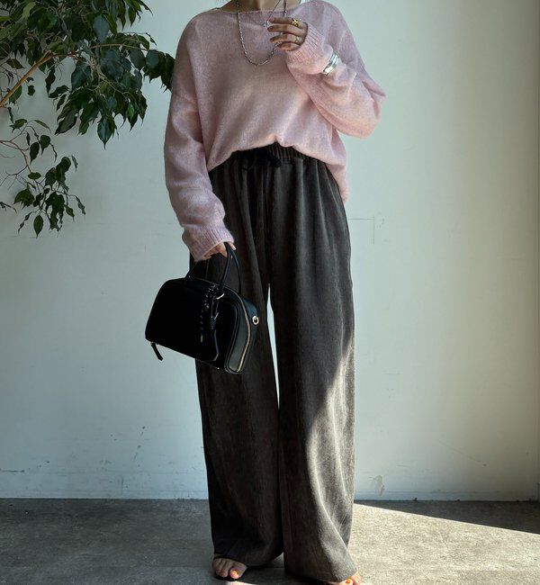  「ヘリンボーンコーデュロイイージーパンツ」|チノ|