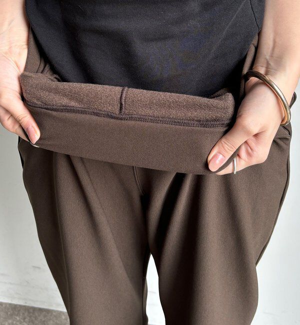 「裏起毛セミフレアイージーパンツ」|チノ|