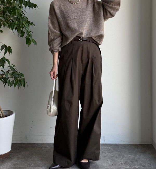  「モヘヤメランジプルオーバー」|ニット・セーター|