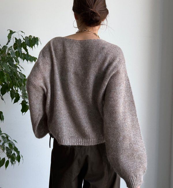  「モヘヤメランジプルオーバー」|ニット・セーター|