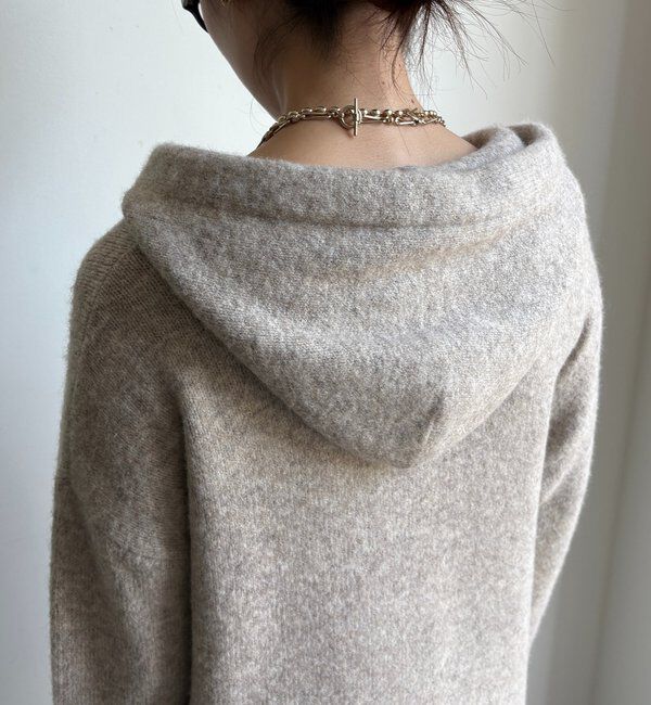  「ホイップヤーンジップフーディー」|カーディガン|