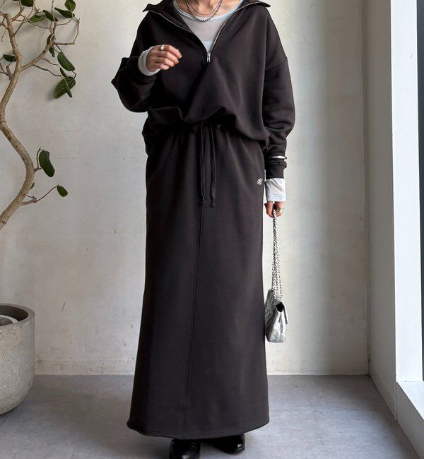  「裏起毛DD刺繍スカート」|スカート|