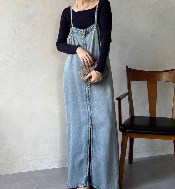  「【REI企画カラーあり】スクエアニットロングスリーブプルオーバー」|ニット・セーター|