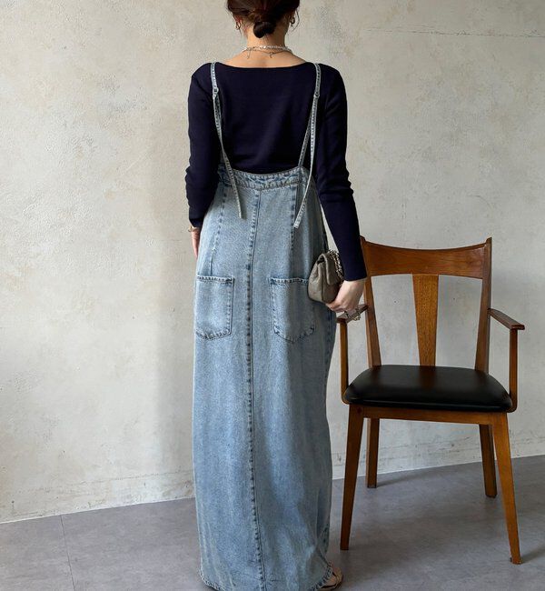  「【REI企画カラーあり】スクエアニットロングスリーブプルオーバー」|ニット・セーター|