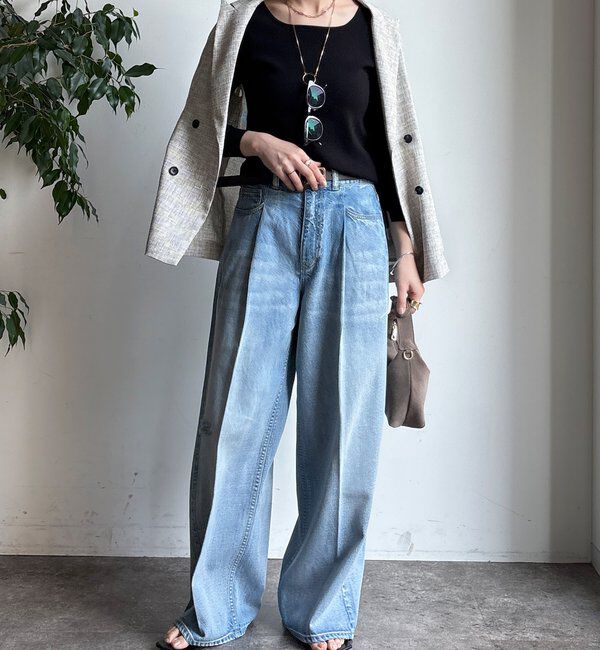  「【REI企画カラーあり】スクエアニットロングスリーブプルオーバー」|ニット・セーター|