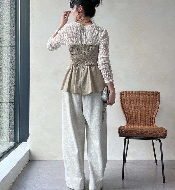  「レースプルオーバー」|Tシャツ・カットソー|