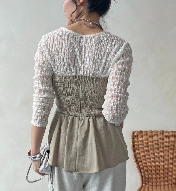  「レースプルオーバー」|Tシャツ・カットソー|