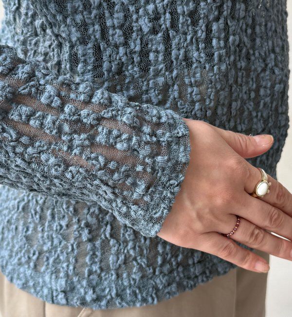  「レースプルオーバー」|Tシャツ・カットソー|